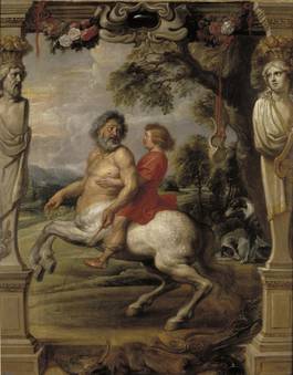 Rubens. Quirón y Aquiles (1630-5)